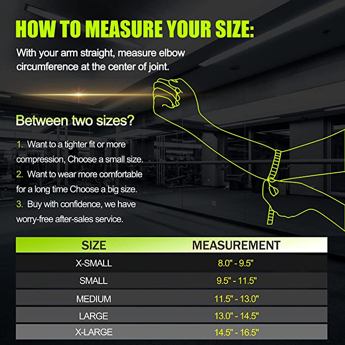 how to measure your elbow size 